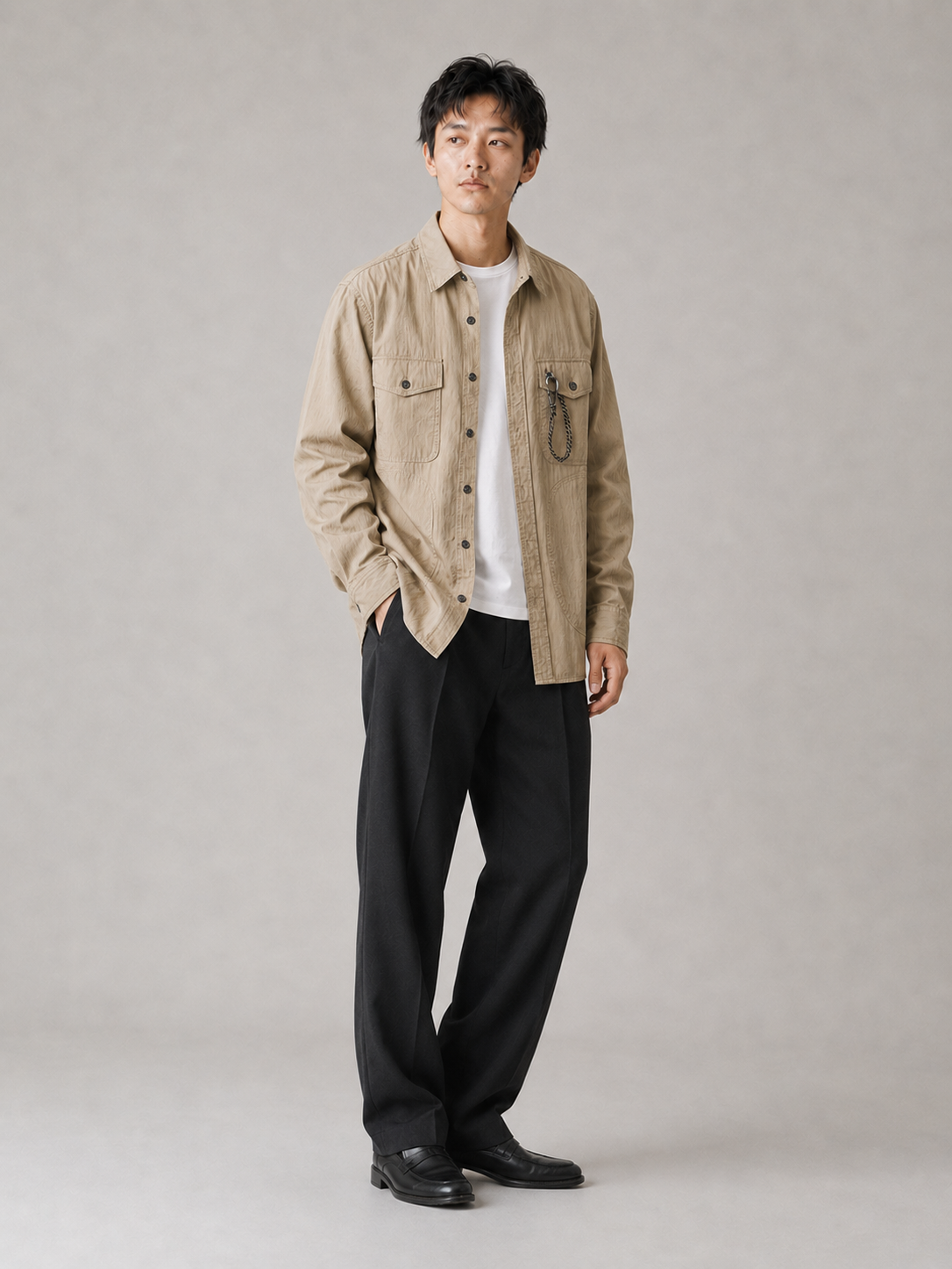 Editorial model hero view
