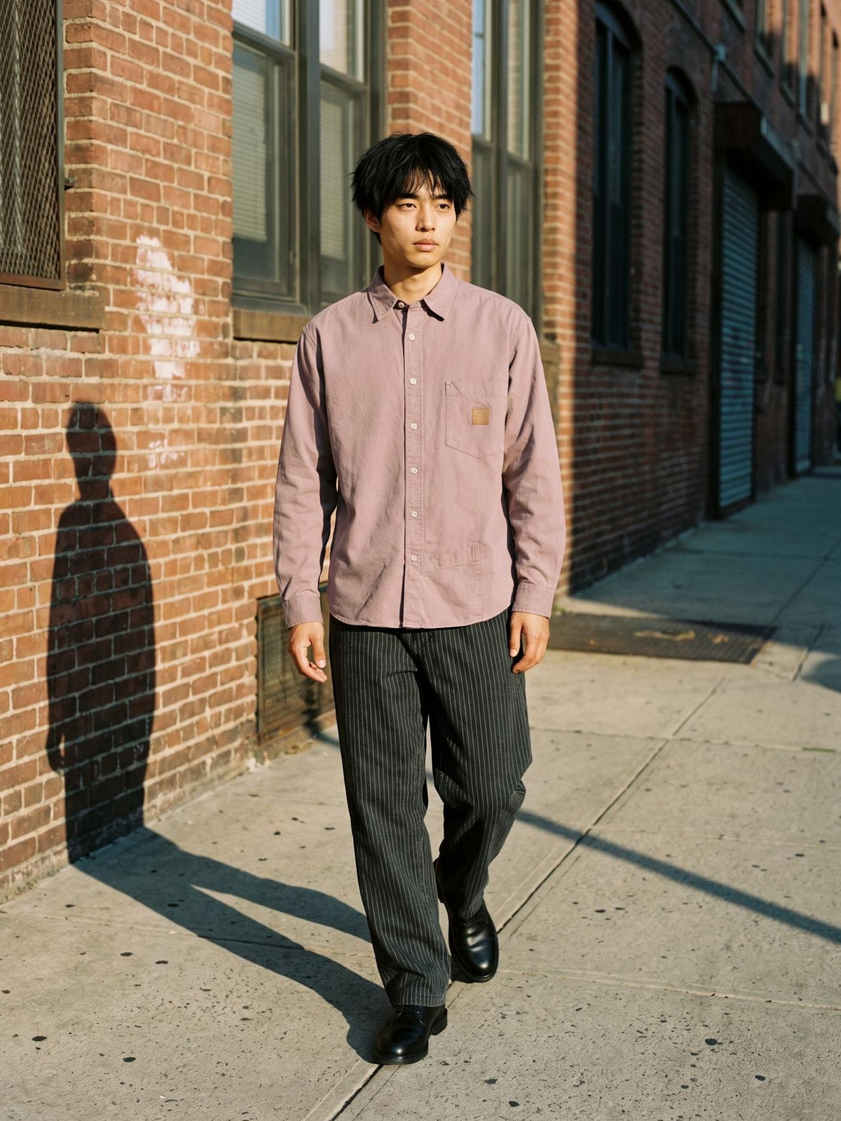 Worn on location, natural light