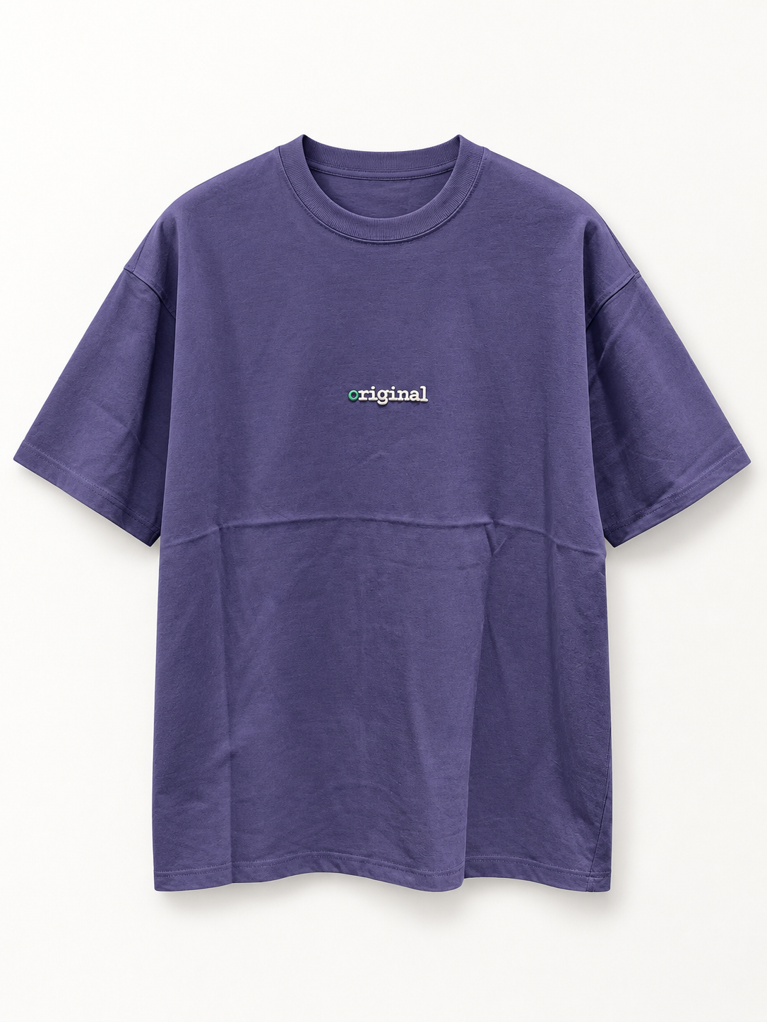 [color:violet] Chest-Embroidery Tee — front product view