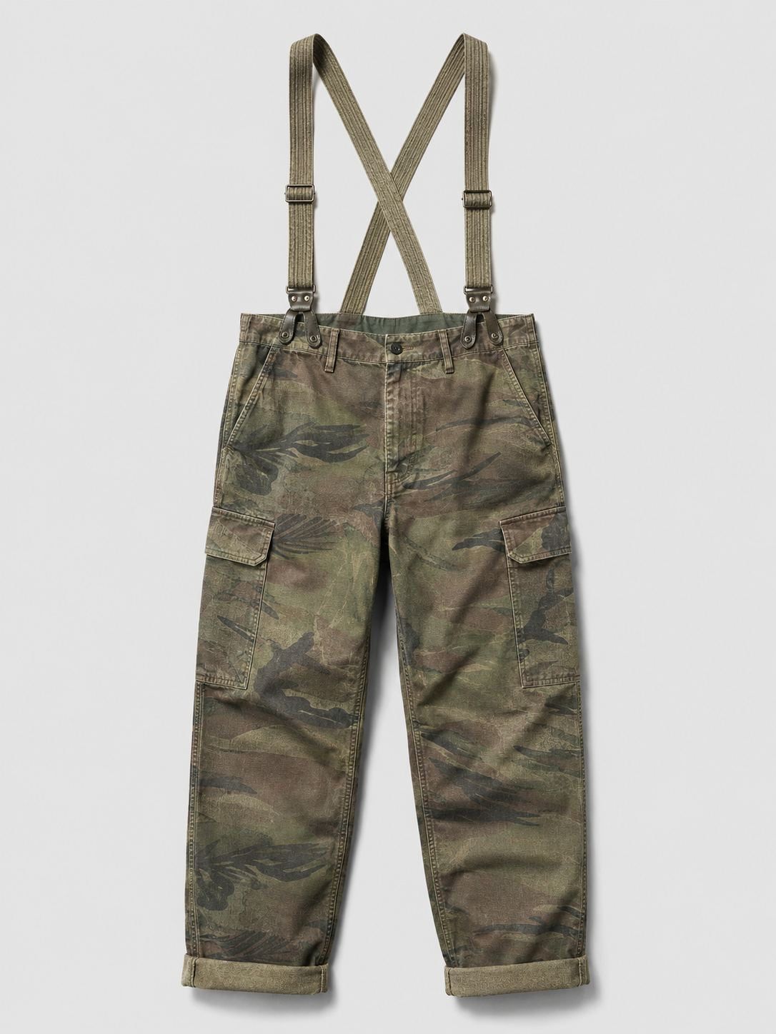 [color:light-camouflage] Suspender trousers product view