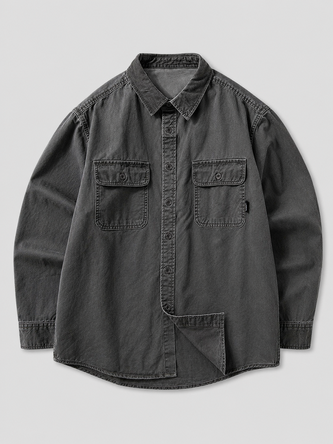 [color:carbon-gray] Washed work shirt product view